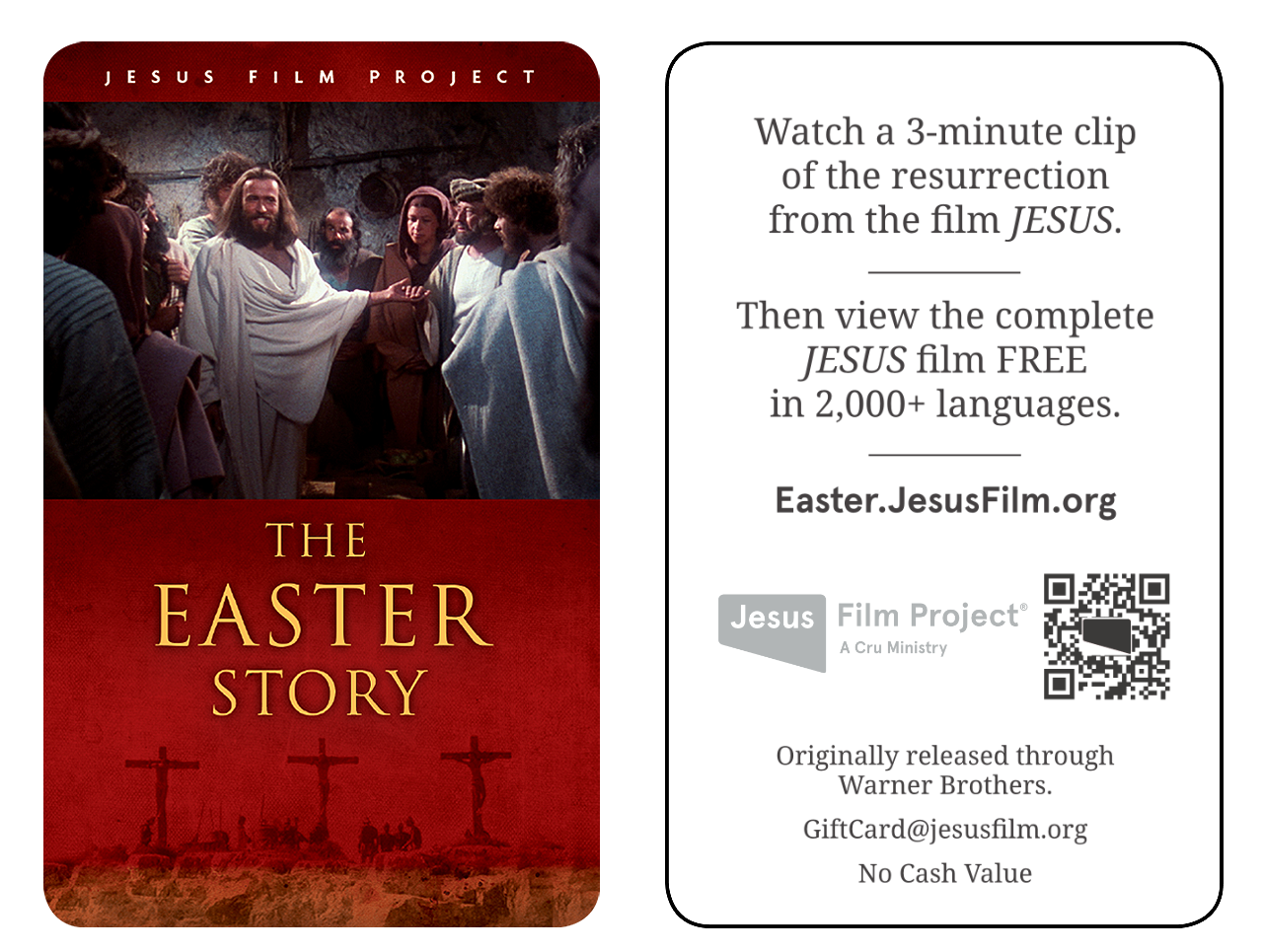 Easter JESUS Film card