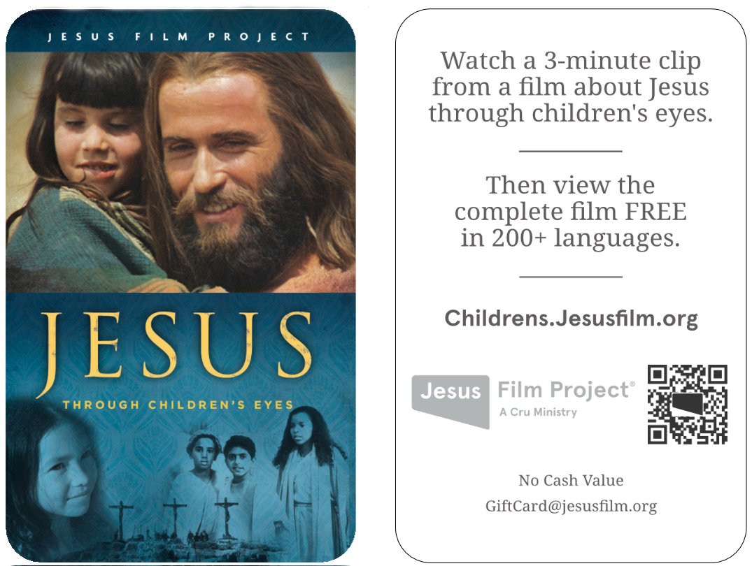 JESUS for Children card