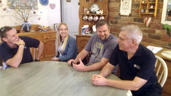 Swiss Team at my house